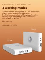 Lámpara De Pared Con Sensor De Movimiento LED Recargable Por USB Para Iluminación Nocturna En Dormitorio Pasillo Armario Cocina - details 6