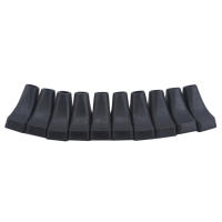 10 Piezas/5 Pares De Protecciones Para Punta De Palas De Camuflaje Norteafricano Para Caminar Y Trekkking Protecciones De Goma Para Fin De Bastón De Montañismo - details 5