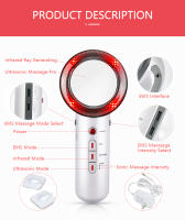 Masajeador De Grasa Ultrasonido 3 En 1 Cavitation EMS Para Adelgazamiento Cuidado De La Piel Con Terapia De Quema De Grasa Infrarroja Apparatus De Belleza - details 7