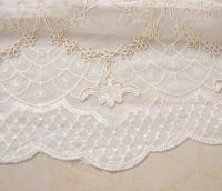 Cortinas De Tules Bordadas Nórdicas Modernas De Lujo Estilo Europeo Para Sala De Estar Cortinas Transparentes De Yarn Para Ventanas - details 8