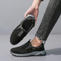 Zapatos De Correr Para Hombre Indestructibles Y Transpirables Zapatillas Ligeros Antideslizantes Para Exterior Zapatos Masculinos - details 12