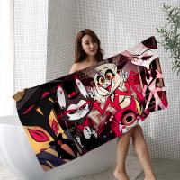 Toalla De Playa Microfibra H-Helluva Boss Terror Absorbente Rápida Secado Suave Yoga Natación Resort Escalada Toalla De Cuidado Personal Tamaño 76x182 Cm - details 15