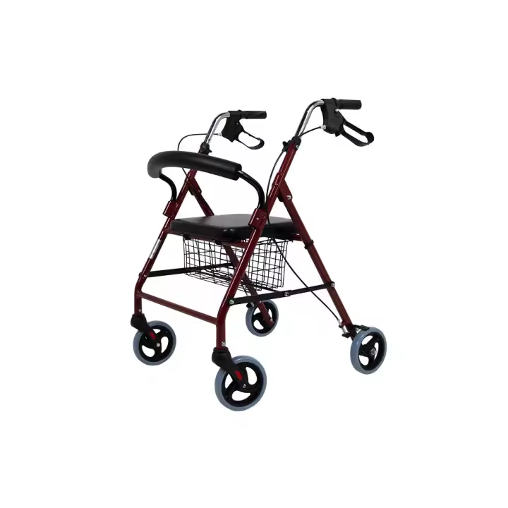 Sanitec Rollator de Aluminio con Frenos en Empuñadura - 1