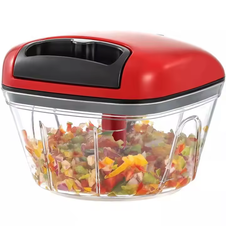 BIT Picadora de Alimentos, Picadora Manual Fácil de Limpiar y Segura, Picadora de Verduras Rápida para Verduras, Frutas y Nueces - 1