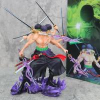 Figura De Acción Anime One Piece Roronoa Zoro 30cm PVC Juguete Coleccionable Para Niños Y Adultos Regalo De Cumpleaños - details 22