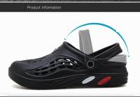 Zapatillas De Hombre Clog Sandalias De Verano Grandes Tamaño Zapatos Para Jardín Playa Comodidad En El Uso Material EVA - details 4