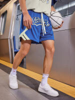 Shorts De Baloncesto De Malla Moda Con Toalla De Sudor Y Bolsillos Lateral Transpirables Para Entrenamiento Y Correr - details 9