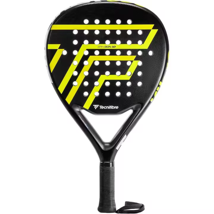Pala de Pádel Tecnifibre Wall Breaker 360 - Alta Potencia/ Amarilla y Negra - 1