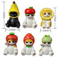 Figura De Anime Miniatura Mfusand Shark Cat Cos Sanrio En Caja Sorpresa Ornamento De Animal Fruta Juguetes Para Niños Regalo De Cumpleaños - details 15