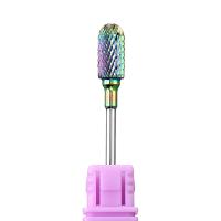 Broca De Uñas De Tungsteno 1pc Borras De Carburo Arco Iris Para Taladro Eléctrico De Manicura Herramientas De Arte De Uñas - details 3
