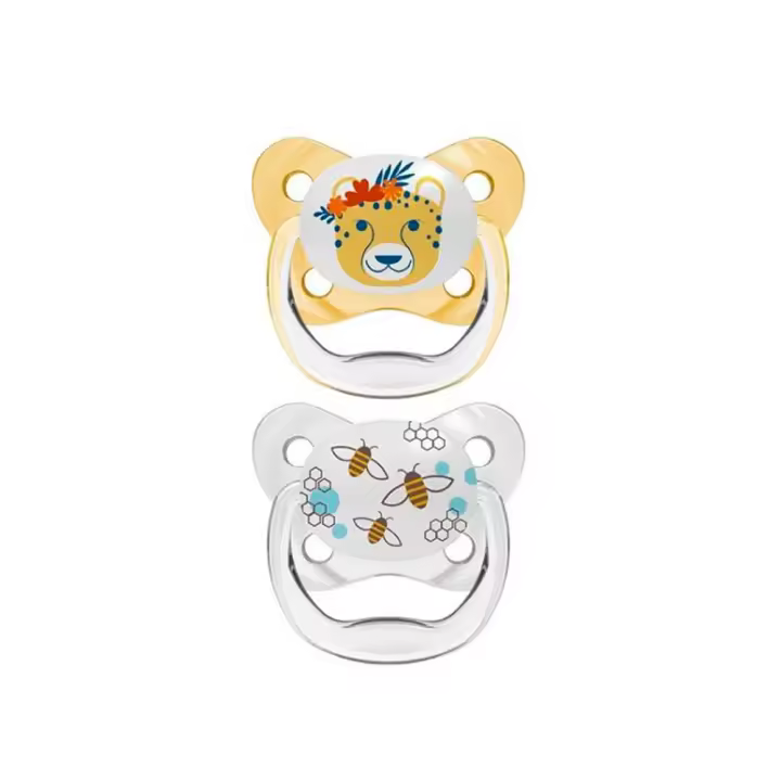 Dr. Browns Chupete Silicona Prevent Amarillo 6-18M 2U - 1