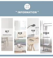 VIKAMA Alfombra De Cocina Antideslizante Y Anti Manchas Con Patrón Moderno Para Uso Doméstico Alfombrilla Larga Para Puerta Decoración Interior - details 14