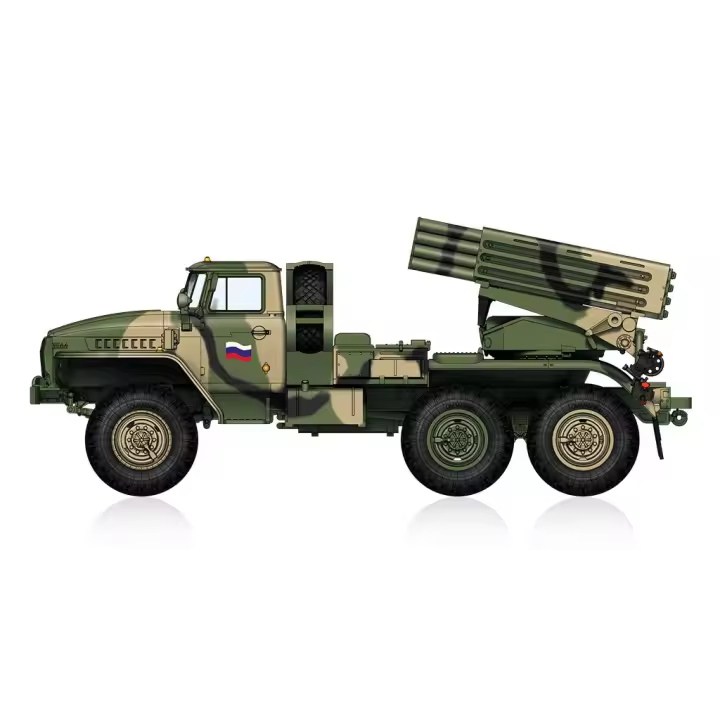 HOBBY BOSS 82932 BM-21 RUSO GRAD TARDE VERSIÓN 1/72 KIT - 1
