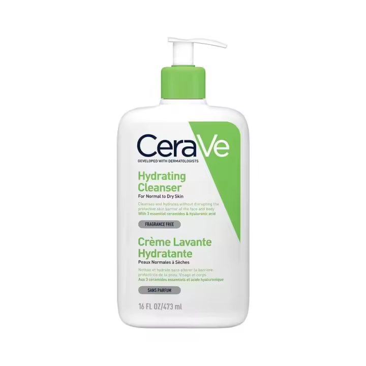 Cerave  crema limpiadora hidratante 473 ml - 1