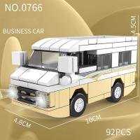 Nuevos Bloques De Construcción Ciudad Serie 8/1PCS Autobús Escolar Camper Camión Ambulancia Modelo Juguetes Educativos Para Niños Regalo Para Niños - details 5