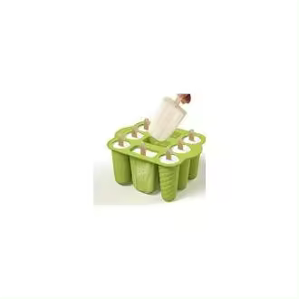 Moldes de silicona para hielo - Tres formas diferentes - 9 moldes para paletas - Molde para paletas - Moldes para hielo - Moldes de silicona para hielo - Moldes para hielo de agua - Molde para hielo - Juego de moldes reutilizables para paletas - 1