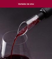 Abreventanas Eléctrico Automático Para Botella De Vino Herramientas De Cocina Plástico Color Rojo Herramientas De Vino - details 3