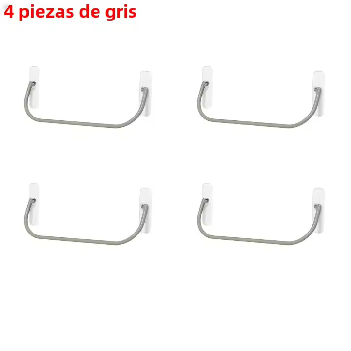 Rack De Almacenamiento Para Zapatillas Y Pantuflas 4PCS Organizador De Zapatos Pared Colgador De Calzado Para Baño Con Drenaje Y Secado - 1