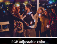Luces LED Bluetooth WS2812B Dreamcolor RGBIC Addressable Para Fiesta Navidad Boda Decoración Guirnalda USB 5V Impermeable - details 5