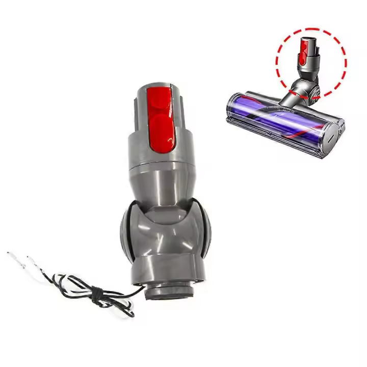 Compatible with Dyson Vacuum Cleaner Direct Drive Electric Floor Brush Elbow Connector With Wheels V8/V10 Repair Suction Head Accessories - 1