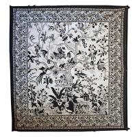 Pareo / Manta / Tapiz multiuso de 220 x 240 cm estilo mandala étnico indio pareo para picnic, playa y decoración de hogar - details 3