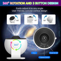 Proyector De Galaxia Para Dormitorio Imagen HD Ajustable Con Regulador De Knob 13 Discos De Película Planetario Para Niños Luz Nocturna Estelar - details 5