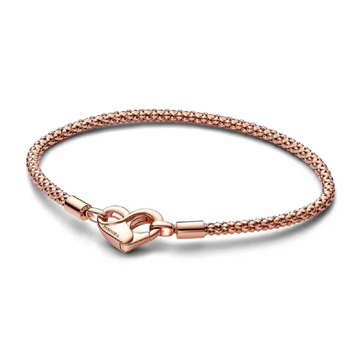 Pulsera Pandora Moments Rose Cierre corazón - 1