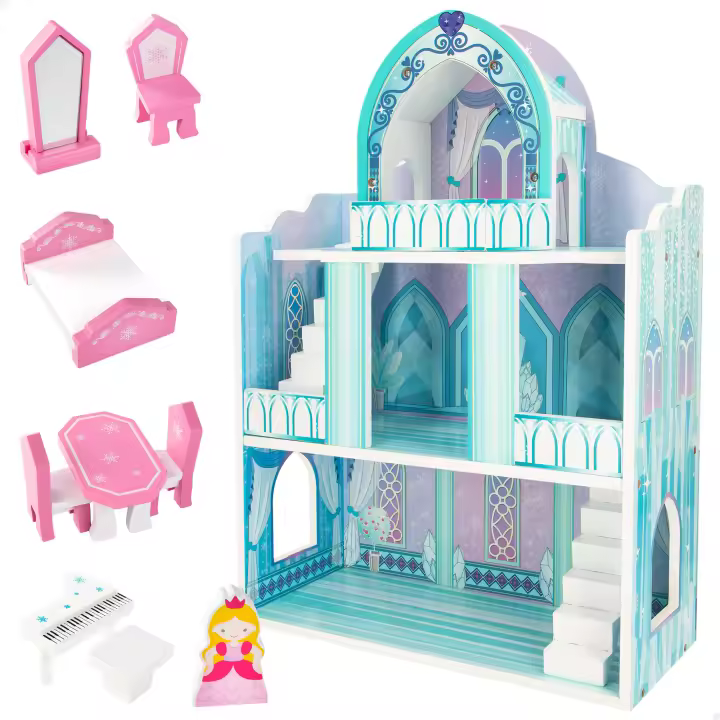 WOOMAX Casa de muñecas de madera - 1