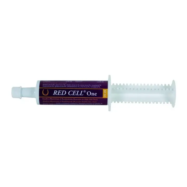RED CELL® One jeringa oral de 60 ml suplemento para caballos Vetnova - 1