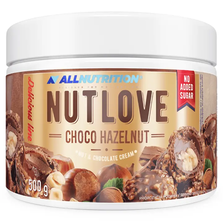 NUTLOVE 500g CHOCOLATE AVELLANAS - ALLNUTRITION - 1