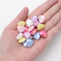 iYOE 20pcs Corazones Grandes Brillantes De Cristal Acrílico Cuentas Sueltas AB Para La Fabricación De Joyas Collar Pendiente Pulsera - details 11