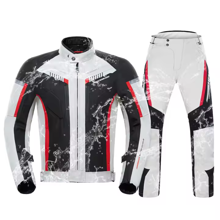  Chaqueta De Motocicleta Impermeable Para Hombre Con Protección EVA Ropa Motociclista Wearable Pantalones De Motocicleta - 1