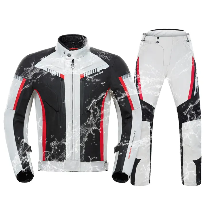  Chaqueta De Motocicleta Impermeable Para Hombre Con Protección EVA Ropa Motociclista Wearable Pantalones De Motocicleta - 1