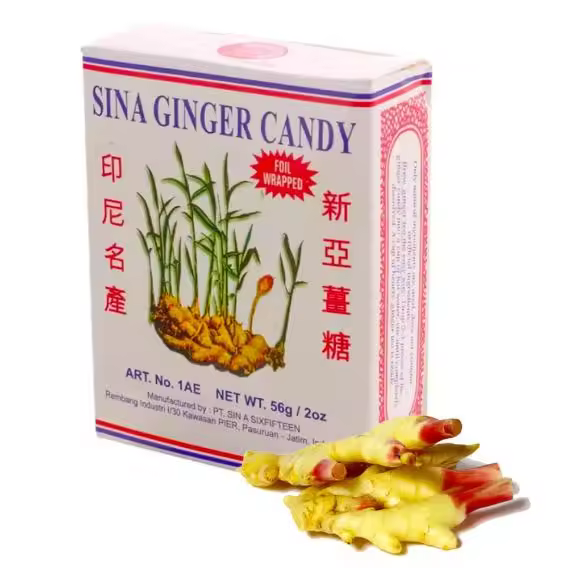 Caramelos De Jengibre Indonesia 56g Sina - 1
