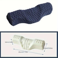 Almohada De Cuello Ortopédica Para Dormir Y Proteger Recubrimiento De Memoria Espuma Transpirable Y Lavable Para Viajes - details 2