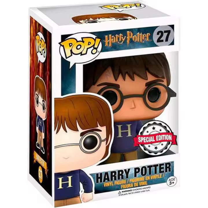 Funko - Figura Pop Harry Potter Sweater Exclusive - Funko Pop Coleccionable De Edición Limitada - Funko Pop Diseño Detallado Y Realista - Funko Pop Ideal Para Regalo - Funko Pop Gran Variedad De Personajes - 1