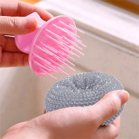10pcs Esponja De Limpieza Con 2 Manijas Para Horno Acero Inoxidable Escobilla De Limpieza Para Baño Y Cocina - details 4