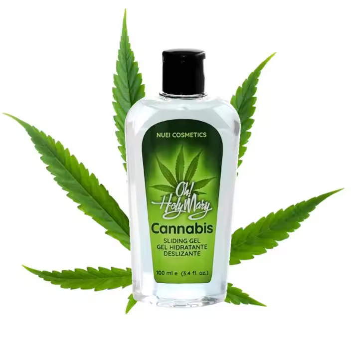 Lubricante Sexual de NUEI  Oh! Holy Mary 100 ml.  Efecto Calor. Con Aceite de Semilla de Cannabis Sativa. - 1