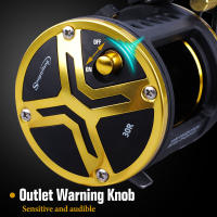 Carrete De Pesca Sougayilang Con Contador De Línea Reloj De Manivela Para Salmón Y Atún 4.1:1/6+1BB Máximo Arrastre 25Kg Pesca En Oceano Y Río - details 12