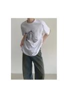 Camiseta De Verano Para Hombre Con Diseño De Letras Tridimensionales Camiseta De Manga Corta Pesada Sensación De Moda Camiseta De Subsuela De Tendencia - details 15