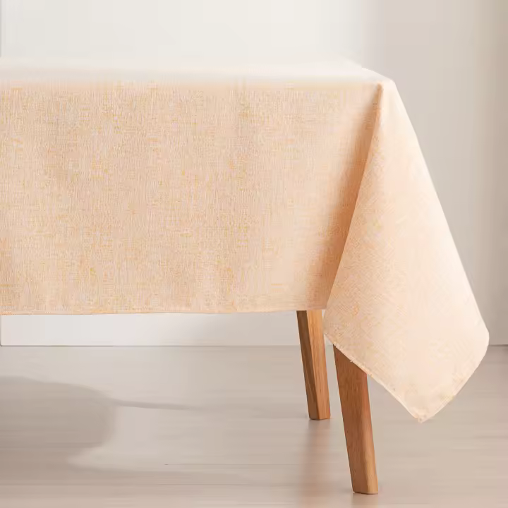 GAMUSI - Mantel jacquard premium rectangular alto grosor, tacto tela, caída natural, diseño con textura Jares - 1