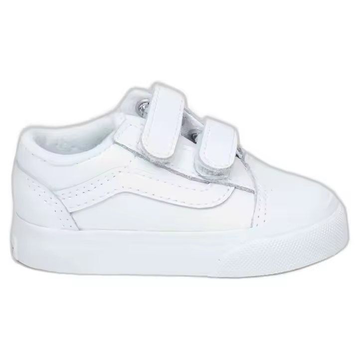 Zapatillas Vans Old Skool V para niños unisex en color blanco - 1