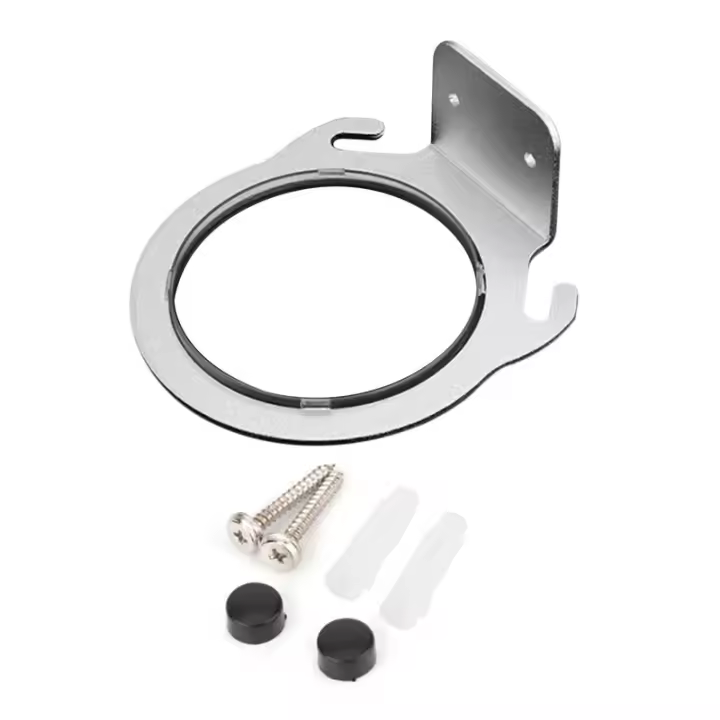 Soporte De Secador De Pelo De Aluminio Para Pared Organizador De Baño Estante De Almacenamiento Colgante 7.5cm - 1
