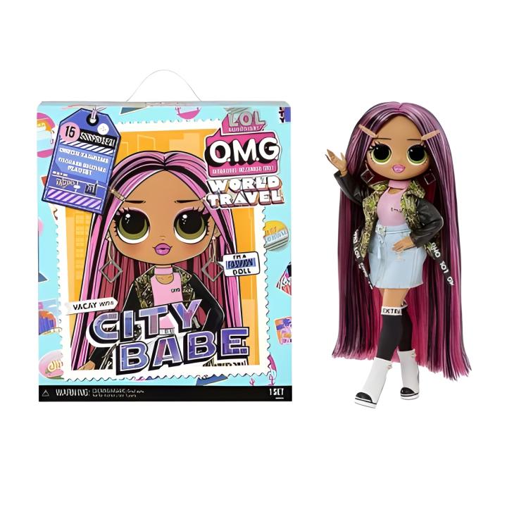 LOL Surprise OMG Travel Muñeca City Babe para ninas regalo,cumpreano