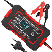 Cargador De Batería Inteligente 6A 12V Para Coche Y Motocicleta Unidad De Carga De Batería Lead-Acid Con Pantalla LCD - details 3