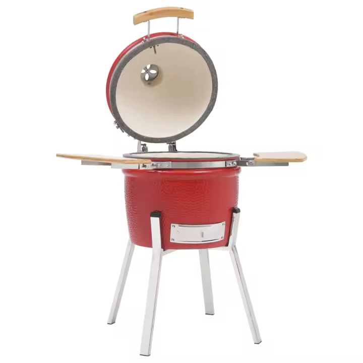 vidaXL Barbacoa ahumadora Kamado de cerámica 81 cm - 1