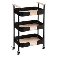 CAMARERA MEDIANA DE METAL CON RUEDAS MARCA 5 FIVE - details 2