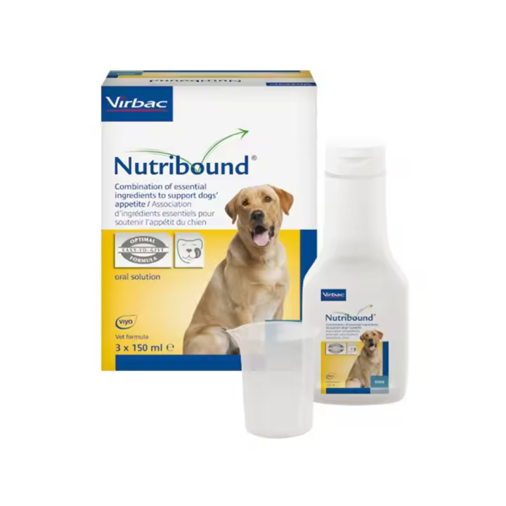 VIRBAC - Nutribound (3x150 ml) - Alimento complementario para estados de Recuperación en Perros - 1