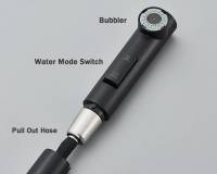 Grifo De Cocina De Acero Inoxidable 304 Con 2 Modos Grifo Moverse Para Fregadero Con Mezclador De Agua Caliente Y Fría Tapón De Spra No Incluido - details 3