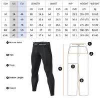 Leggings De Compresión Para Hombre Capa Básica Deportiva Para Correr Ejercicio Baloncesto Gimnasio Pantalones Tácticos - details 0